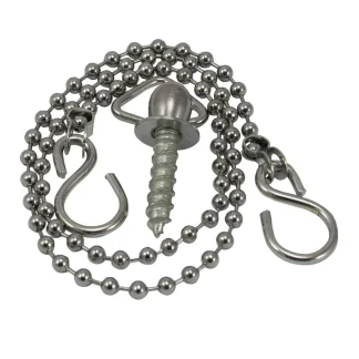 PEERLESS Sink Ball Chain with Woodscrew Stay
