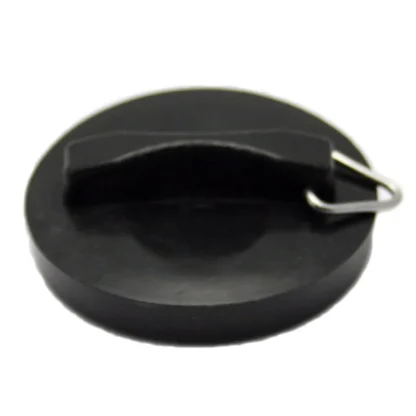 PEERLESS Poly Plug Black with Triangle – for 1.1/2″ Waste