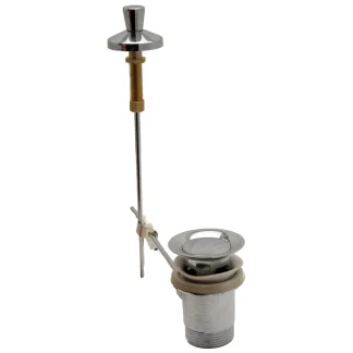 PEERLESS Basin Waste Pop Up Assembly (Brass Body, Brass Plug) – Chrome