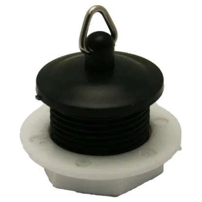 PEERLESS Sink Overflow Stopper Black