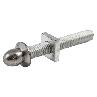 PEERLESS Chain Stay c/w Nut CP Brass