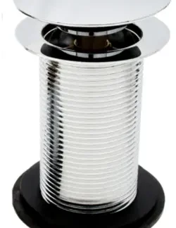 PEERLESS Easy Clean Basin Waste Mushroom Clicker Plug Solid - Chrome