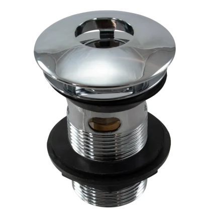 PEERLESS Basin Waste Central Clicker Plug Slotted (Brass Body) – Chrome