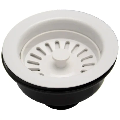 Peerless sink waste white basket strainer