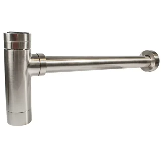 400mm Outlet Pipe - Brushed Nickel