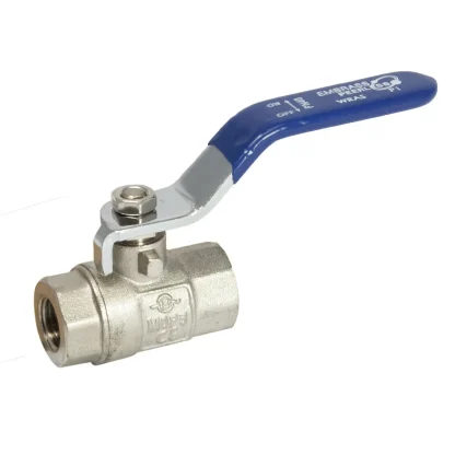 Embrass Peerless Lever Ball Valve Female (WRAS Approved) Blue Handle F x F