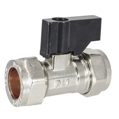 Embrass Peerless Isolating Valve c/w Lever Chrome C x C