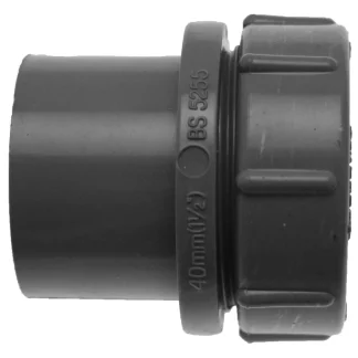 Solvent Weld Fitting Access Plug – Grey