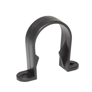 Solvent Weld Fitting Pipe Clip – Black