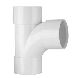 Solvent Weld Fitting Swept Tee – White