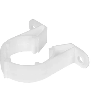 Solvent Weld Fitting Pipe Clip – White