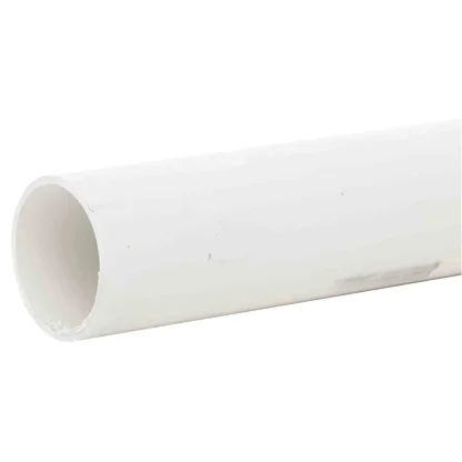 Solvent Weld Fitting Straight Pipe x 3m – White