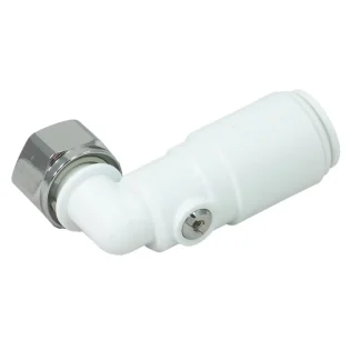 JG Speedfit Plastic Service Valve with Tap Connector Bent