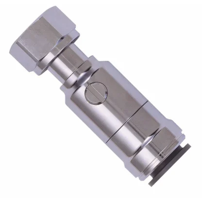 JG Speedfit Brass Chrome Plated Service Valve c/w Tap Connector