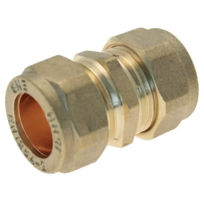 318025 compression compact brass coupler 15mm