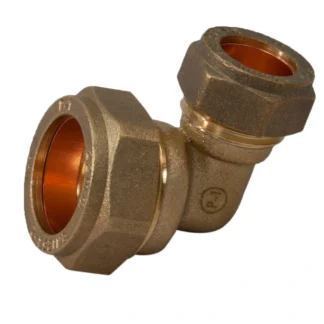 318230 ∙ EP COMPACT Compression Elbow 22mm x 15mm