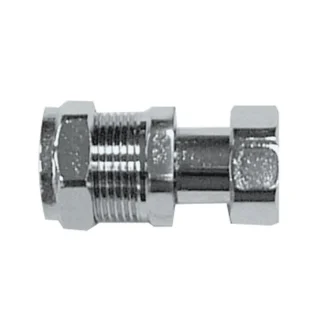 Embrass Peerless Chrome Compression Tap Connector Straight C x Nut