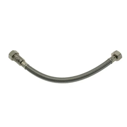 Embrass Peerless Flexible Tap Connector Standard Bore with Isolating Valve WRAS C x F