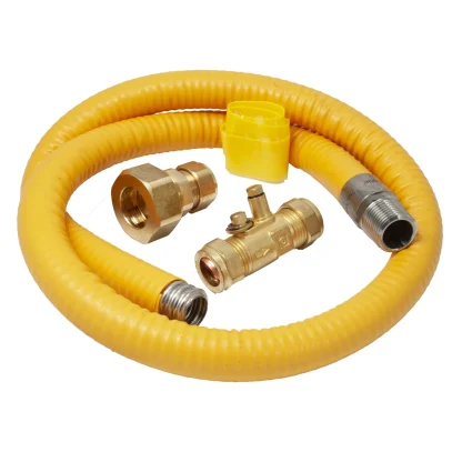 Tesla Gas Hose EN15266 HOBFLEX c/w Test Point Valve Natural Gas & LPG