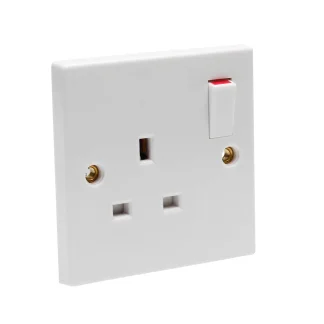 Electrical socket single switched- 3amp