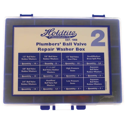 Plumbers Repair Box N°2 Ball Valve Repair Washers