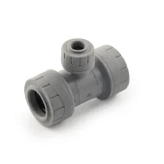 PolyPlumb Enhanced Reducing Tee - Branch | 15mm x 15mm x 10mm to 28mm x 28mm x 22mm