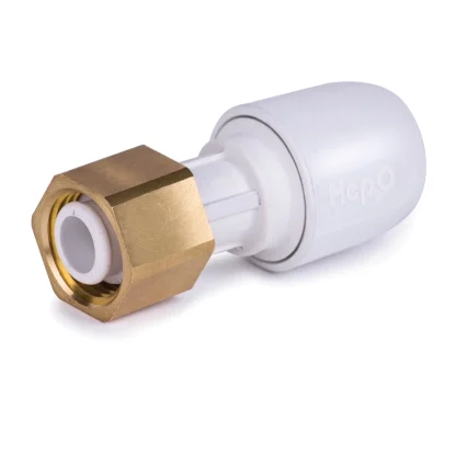 Hep2O Tap Connector (Brass Nut) – Straight