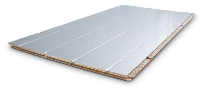 Novatherm Heatboard 12mm Pipe – Foil Faced 499382 Novatherm NovaChip HeatBoard Panel Foil Faced 22mm Thick 12mm Pipe HBCHIP022600 2