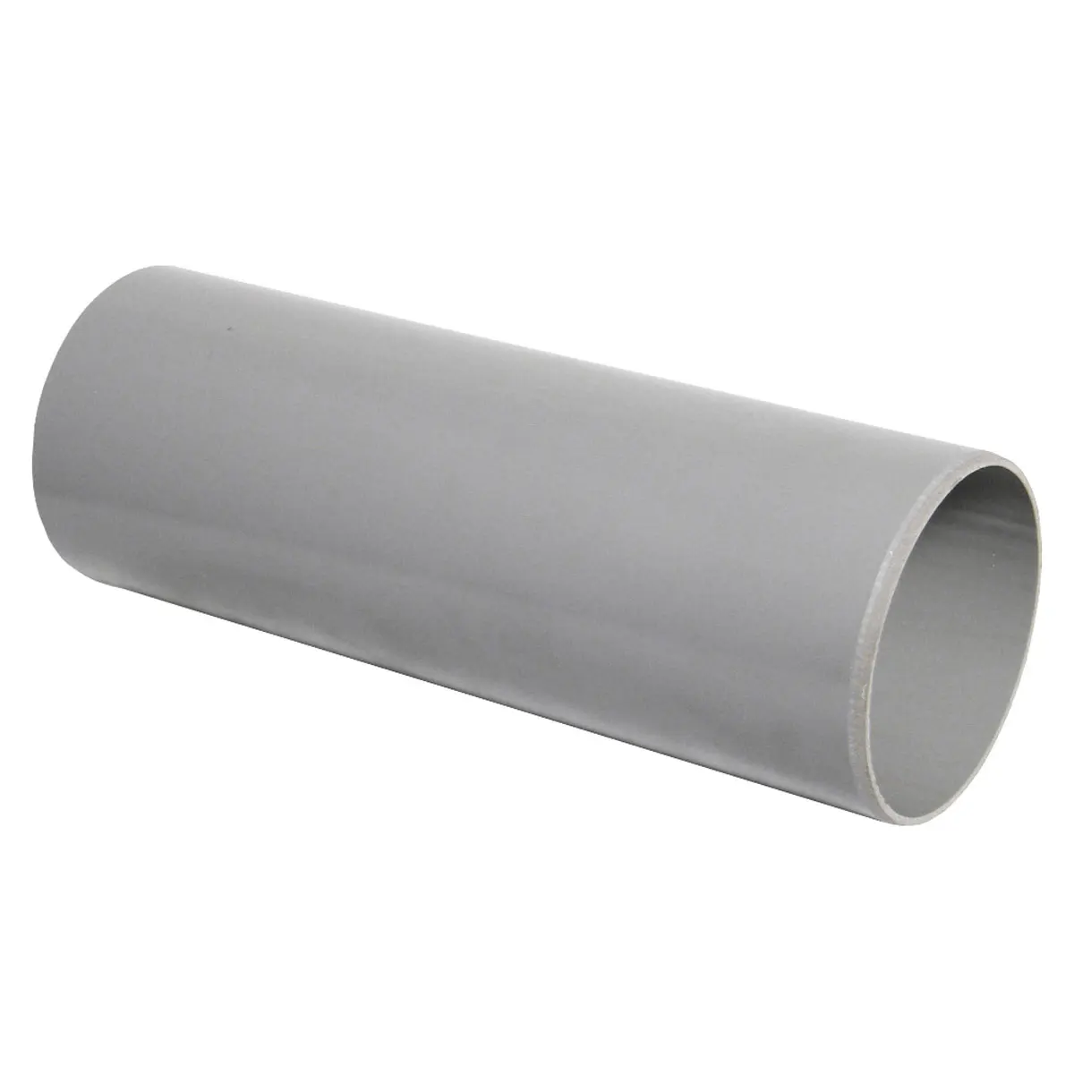 FloPlast Soil – 110mm Ring Seal PVC-U Pipe – Plain Ended – Grey FLOPLAST 110mm Ring Seal Soil Pipe Length Plain End 840110