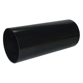 FloPlast Soil – 110mm Ring Seal PVC-U Pipe – Plain Ended – Black
