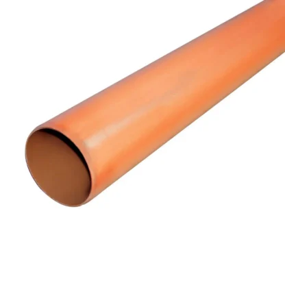 850010 Floplast 110 underground drainage pipe plain end 3m