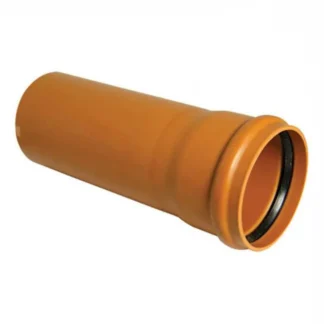 850395 ∙ FLOPLAST 160mm Drainage Pipe Length Single Socket 3m 6D143