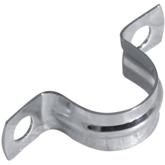 Copper Saddle Clip 15mm - Chrome Plated