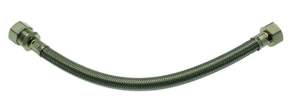 Embrass Peerless Flexible Tap Connector Large Bore WRAS C x F 324542 - Embrass Peerless Flexible Tap Connector Large Bore WRAS C x F