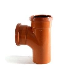 FLOPLAST 160mm Drainage Equal Junction 87.5° D/Socket (6D190)
