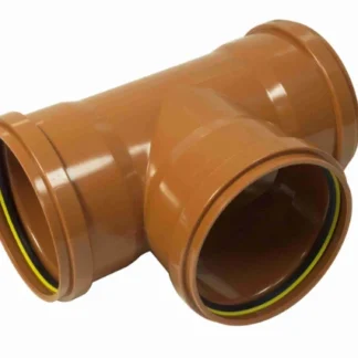 FLOPLAST 160mm Drainage Equal Junction 45° D/Socket (6D210)