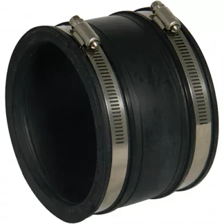 FLOPLAST 160mm Drainage Flexible Rubber Coupling Cast Iron (6D102)
