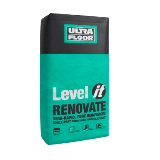 499508 - Ultra Floor Level It Renovate Semi-Rapid Fibre Reinforced Self Levelling Compound 20kg