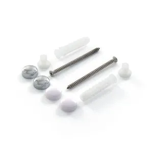 Toilet Fixing Kit - Pan Screw and Cap Set