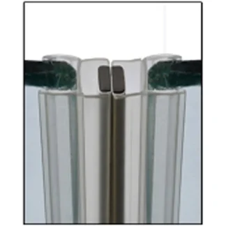 ShowerSeal Magnetic Shower Door Seal – 8mm Glass – 20mm Gap