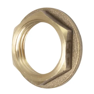348905 brass fittings flanged backnut 1/2in