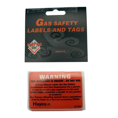 Arctic Hayes Unsafe Appliance Labels/Tags