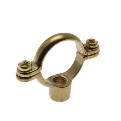 Die-Cast Single Ring Clip – Brass