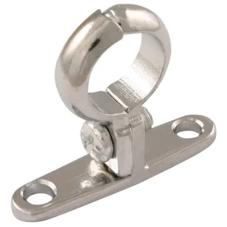 Die-Cast Screw-On Clip – Chrome