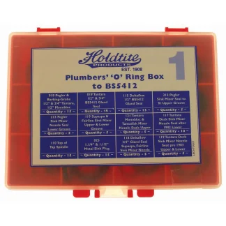Plumbers Repair Box N°1 ‘O’ Rings for Taps – BS5412