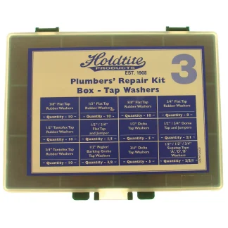 Plumbers Repair Box N°3 Tap Washers – All sizes