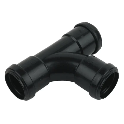 820100 FloPlast waste pushfit tee black 32mm wp22