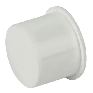 FloPlast Push Fit Waste System Socket Plug – White