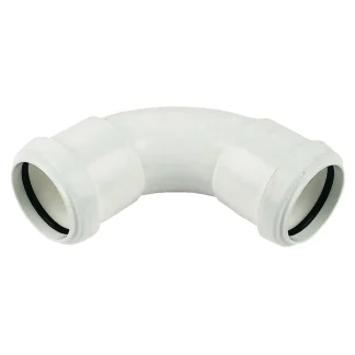 FloPlast Push Fit Waste System 92.5° Bend – White