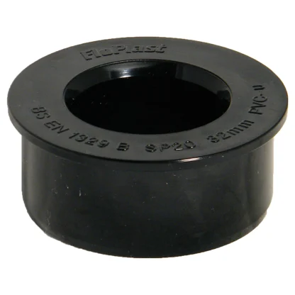 839510 FloPlast soil solvent boss adaptor solvent 32mm black ss20